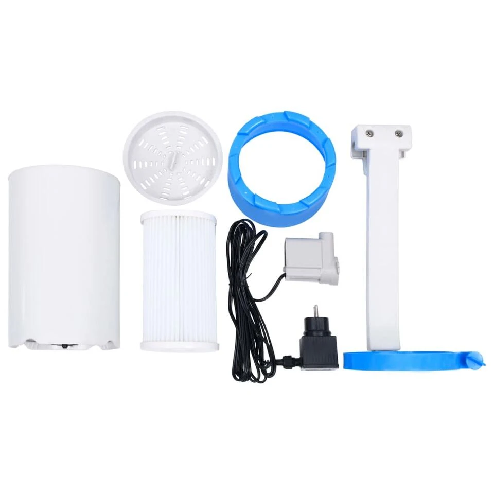 VidaXL Splasher Pool Met Hangende Skimmer En Pomp 350x90 Cm Grijs 4 VidaXL Splasher Pool Met Hangende Skimmer En Pomp 350x90 Cm Grijs - Afbeelding 4