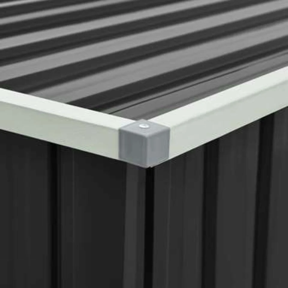 VidaXL Tuinbox 171x99x93 Cm Antraciet 2 VidaXL Tuinbox 171x99x93 Cm Antraciet - Afbeelding 2