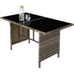 Tectake - Wicker Zitgroep Barletta - Natuurkleur / Donkergrijs 7 Tectake - Wicker Zitgroep Barletta - Natuurkleur / Donkergrijs -VIDAXL Verkoop 80fda621add446049004d56676d472e8