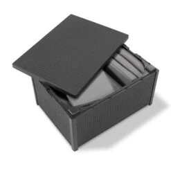 Allibert Tuintafel Arica - Grijs - 79x59x42 Cm -VIDAXL Verkoop 81019863 0102