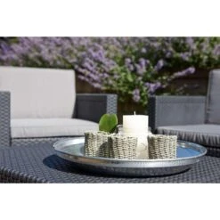 Allibert Tuintafel Arica - Grijs - 79x59x42 Cm -VIDAXL Verkoop 81019863 9050