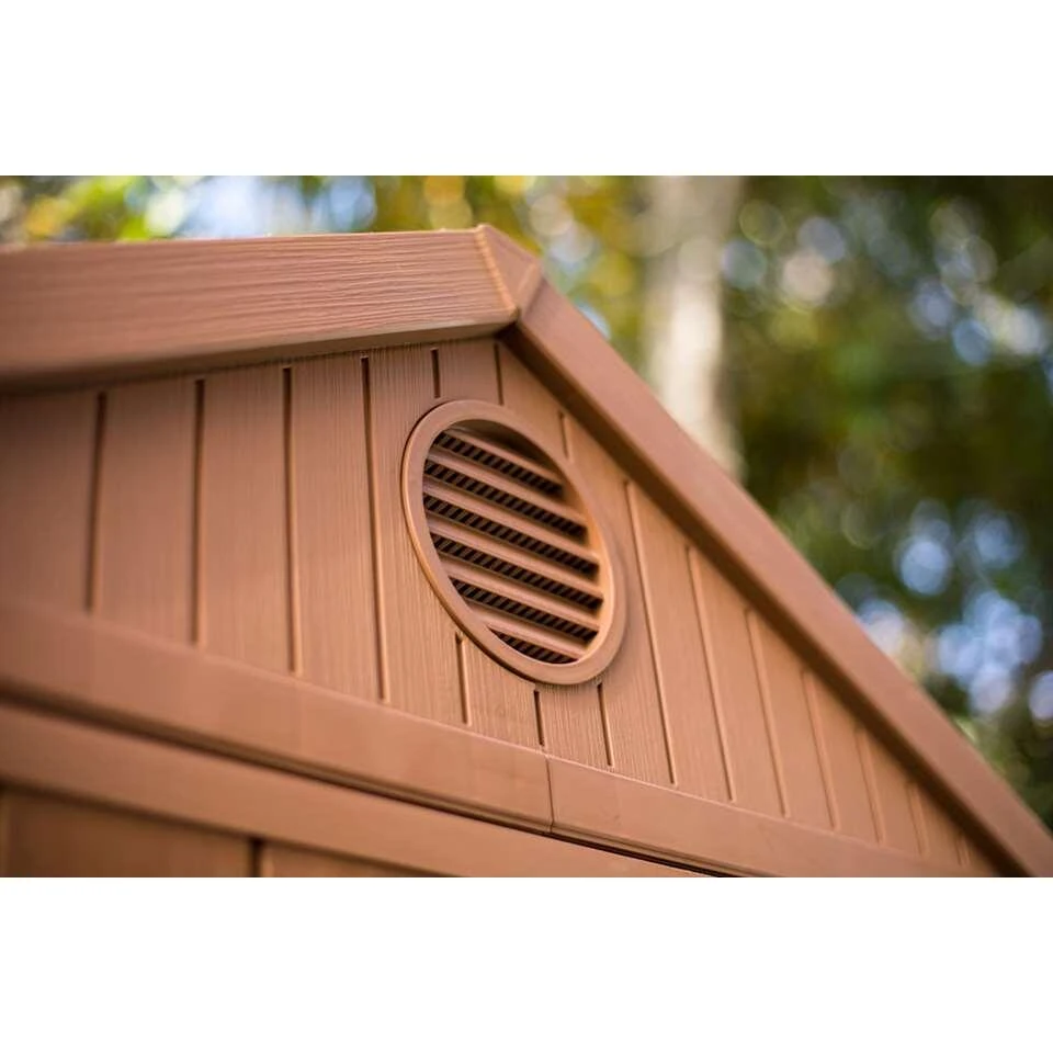 Keter Tuinhuis Darwin Houtlook - Bruin 2 Keter Tuinhuis Darwin Houtlook - Bruin - Afbeelding 2