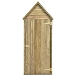 VidaXL Tuinschuur Met Deur 77x28x178 Cm Geïmpregneerd Grenenhout -VIDAXL Verkoop 85da692cf2234f0997ad67ec04b72dfb