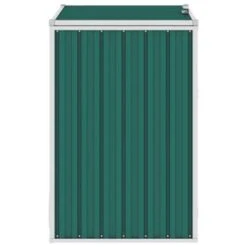 VidaXL Afvalbakberging 72x81x121 Cm Staal Groen -VIDAXL Verkoop 897ab00937924b50a7a19f8723484761