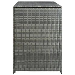 VidaXL Containerberging Dubbel 148x77x111 Cm Poly Rattan Antraciet -VIDAXL Verkoop 89e92e7c4371442ca021dc0260aeae98