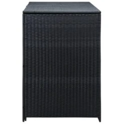 VidaXL Containerberging Dubbel 148x80x111 Cm Poly Rattan Zwart -VIDAXL Verkoop 8b1b7ce70b0741d0a949e2e076c32eca