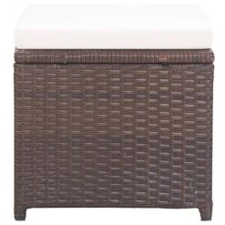 VidaXL Tuinkrukken 2 St Met Kussens Poly Rattan Bruin -VIDAXL Verkoop b54e593c68bd4bf78604c6977f847d48