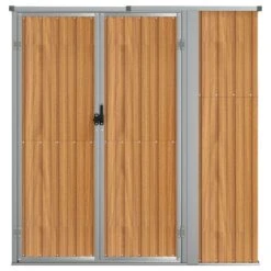 VidaXL Tuinschuur 161x89x161 Cm Gegalvaniseerd Staal Bruin -VIDAXL Verkoop be1db09d7f6f48eda7784bc7bd0741f5