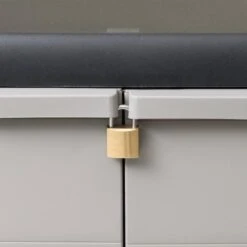 VidaXL Tuinkast Met 2 Schappen Zwart En Grijs -VIDAXL Verkoop bfdcb127e0e441dba9c011ebcf55c589