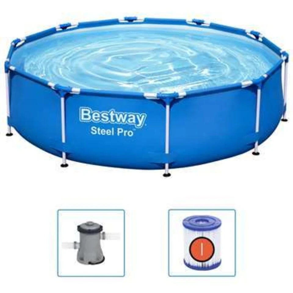 Bestway Zwembad Steel Pro 305x76 Cm 2 Bestway Zwembad Steel Pro 305x76 Cm - Afbeelding 2