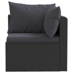 VidaXL 2-delige Loungeset Met Kussens Poly Rattan Zwart -VIDAXL Verkoop c64a8f5135f04cb3a4824435a94bccd5