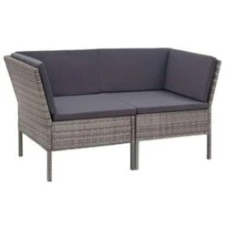 VidaXL 6-delige Loungeset Met Kussens Poly Rattan Grijs 57x69x67 Cm -VIDAXL Verkoop c6c829d76962460e8cc1ae3e02059603
