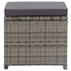 VidaXL Tuinkrukken 2 St Met Kussens Poly Rattan Antraciet 7 VidaXL Tuinkrukken 2 St Met Kussens Poly Rattan Antraciet -VIDAXL Verkoop cc4b5da6cf4549239d2e732b75463b6c