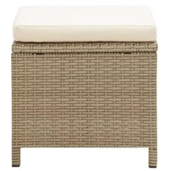 VidaXL Tuinkrukken 2 St Met Kussens Poly Rattan Beige -VIDAXL Verkoop ce53291b62ab4ca38b625c3320df09e6