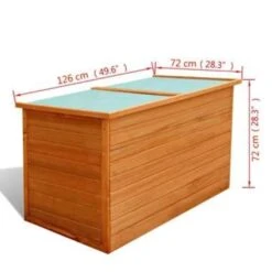 VidaXL Tuinbox 126x72x72 Cm Hout -VIDAXL Verkoop cf25c20721b448fea653aab7599a79ff