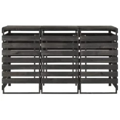 VidaXL Containerberging Driedubbel 210x75x121 Cm Geverfd Grenenhout -VIDAXL Verkoop d34a13045a4046bca35187429c643e54