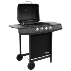 VidaXL Gasbarbecue-grill Met 4 Branders Zwart -VIDAXL Verkoop dc50c346530543abb0d90b8d65123d99