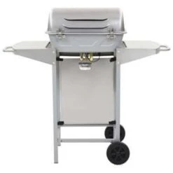 VidaXL Gasbarbecue En Grill Met 2 Kookzones Roestvrij Staal Zilver -VIDAXL Verkoop f440d7551c4a49c0b28b7e6d191cd6b0