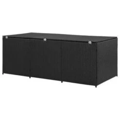 VidaXL Tuinbox 180x90x75 Cm Poly Rattan Zwart 7 VidaXL Tuinbox 180x90x75 Cm Poly Rattan Zwart -VIDAXL Verkoop fe719b7411ac4938848e49039e4e63c7